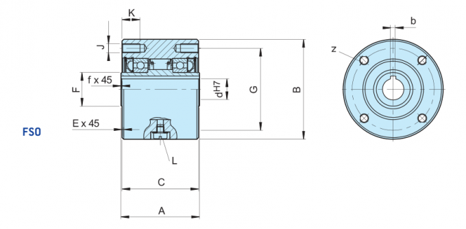 FSO600 HPI600 συμπλέκτης εκκέντρων 3105 NM που αντέχει 0